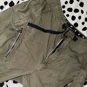 G star limited edition green denim pants